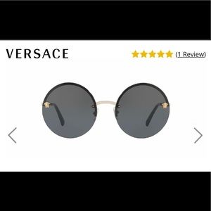 Round versace sunglasses
